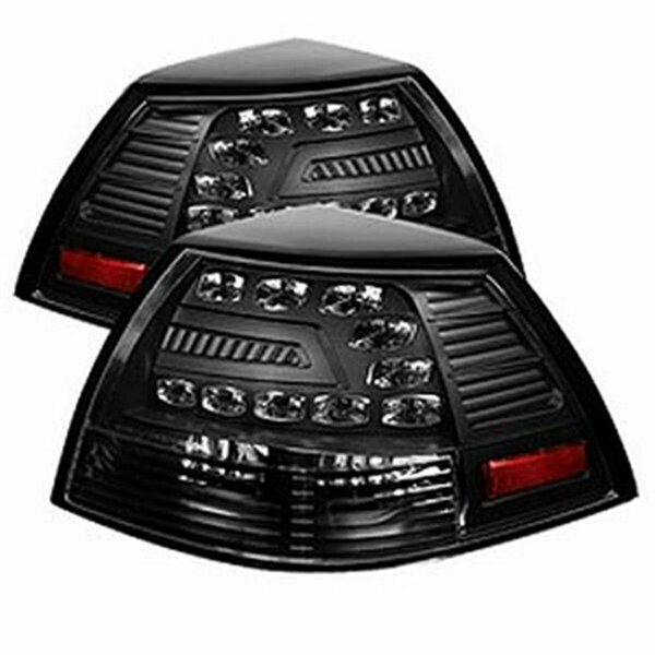 Whole-In-One Black LED Tail Lights for 2008-2009 Pontiac G8 - Black WH3854947